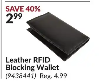Princess Auto Leather RFID Blocking Wallet offer