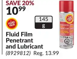 Princess Auto Fluid Film Penetrant and Lubricant offer