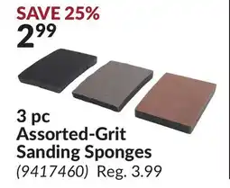 Princess Auto 3 pc Assorted-Grit Sanding Sponges offer
