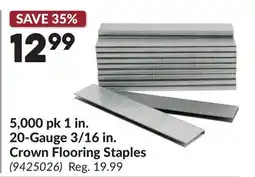 Princess Auto 20 3/16 in. Crown Flooring Staples offer