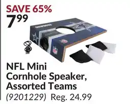 Princess Auto NFL Mini Cornhole Speaker offer