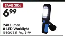 Princess Auto 240 Lumen 8-LED Worklight offer