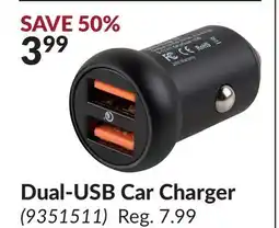 Princess Auto Dual-USB Car Charger offer
