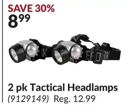Princess Auto 2 pk Tactical Headlamps offer