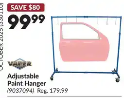 Princess Auto Adjustable Paint Hanger offer