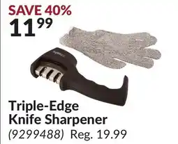 Princess Auto Triple-Edge Knife Sharpener offer