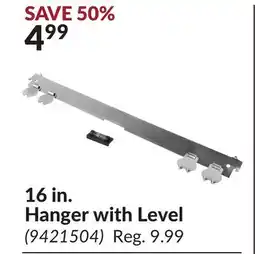 Princess Auto 16 in. Hanger with Level offer