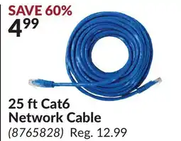 Princess Auto 25 ft Cat6 Network Cable offer