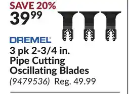 Princess Auto 3 pk 2-3/4 in. Pipe Cutting Oscillating Blades offer