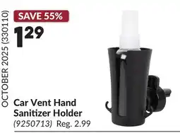 Princess Auto Car Vent Hand Sanitizer Holder offer