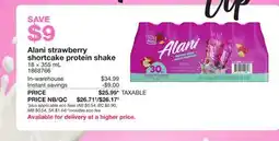 Costco Alani strawberry shortcake protein shake offer