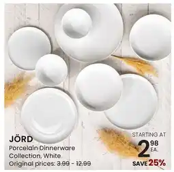 Stokes JÖRD Porcelain Dinnerware Collection, White offer