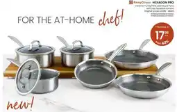 Stokes HEXAGON PRO Ceramic Frying Pans and Sauce Pans with Lids, Nonstick Surface offer