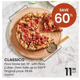 Stokes CLASSICO Pizza Stone Set offer