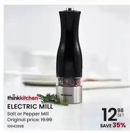 Stokes ELECTRIC MILL Salt or Pepper Mill offer