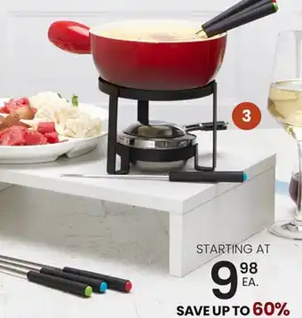 Stokes Petit Fromage: Ceramic 8-Pc Fondue Set offer
