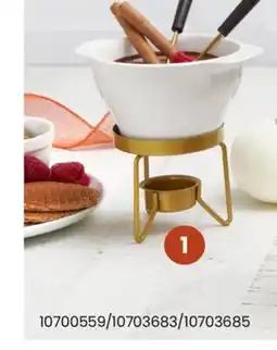 Stokes Pur Chocolat Ceramic 4-Pc Fondue Set offer