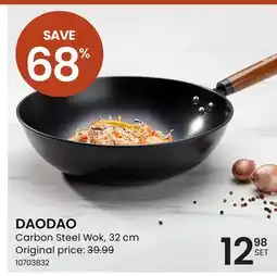 Stokes DAODAO Carbon Steel Wok offer