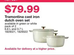 Costco Tramontina cast iron dutch oven set offer
