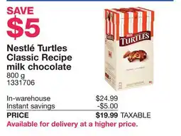 Costco Nestlé Turtles Classic Recipe milk chocolate offer