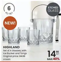 Stokes HIGHLAND Set of 4 Glasses offer