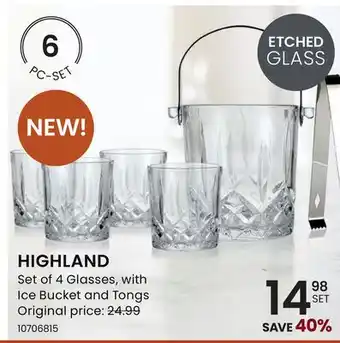 Stokes HIGHLAND Set of 4 Glasses offer