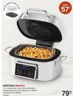 Stokes HERITAGE 7-in-1 Indoor Air Fryer Grill with Digital Temperature & Time Display offer