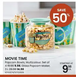 Stokes MOVIE TIME Popcorn Bowls offer