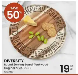 Stokes DIVERSITY Round Serving Board offer