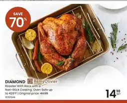 Stokes DIAMOND Roaster With Rack with a Non-Stick Coating offer