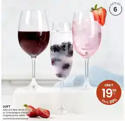 Stokes LOFT Sets of 6 Red offer
