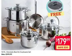 Kitchen Stuff Plus 10 Pc. Henckels Biarritz Cookware Set offer