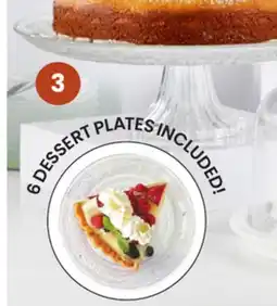 Stokes Charlotte Cake Platter + 6 Plates offer