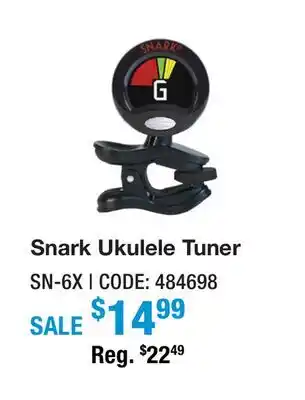 Long & McQuade Snark Ukulele Tuner offer