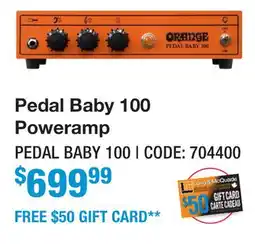 Long & McQuade PEDAL BABY 100 POWERAMP offer