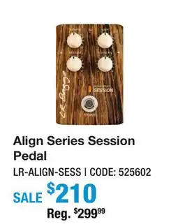 Long & McQuade ALIGN SERIES SESSION PEDAL offer