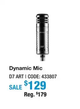 Long & McQuade DYNAMIC MIC offer
