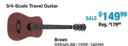 Long & McQuade 3/4-SCALE TRAVEL GUITAR offer