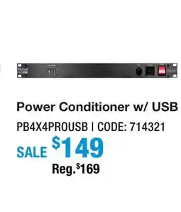 Long & McQuade POWER CONDITIONER W/ USB offer