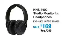 Long & McQuade KNS 8402 STUDIO MONITORING HEADPHONES offer