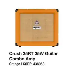 Long & McQuade CRUSH 35RT 35W GUITAR COMBO AMP offer