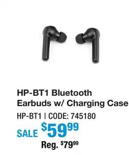 Long & McQuade HP-BT1 BLUETOOTH EARBUDS W/ CHARGING CASE offer