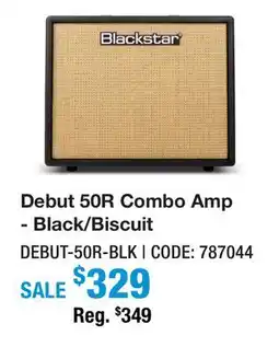 Long & McQuade Debut 50R Combo Amp - Black/Biscuit offer