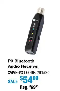 Long & McQuade P3 Bluetooth Audio Receiver offer