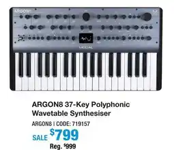 Long & McQuade ARGON8 37-KEY POLYPHONIC WAVETABLE SYNTHESISER offer