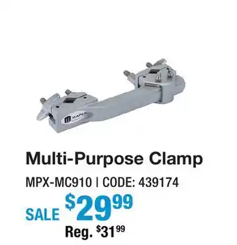 Long & McQuade Multi-Purpose Clamp offer