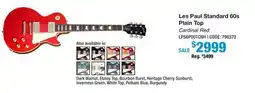 Long & McQuade Les Paul Standard 60s Plain Top offer