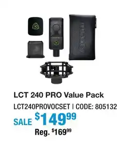 Long & McQuade LCT 240 PRO Value Pack offer