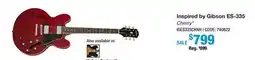 Long & McQuade Inspired by Gibson ES-335 - Cherry offer