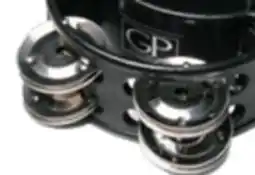 Long & McQuade Foot Tambourine - Black offer